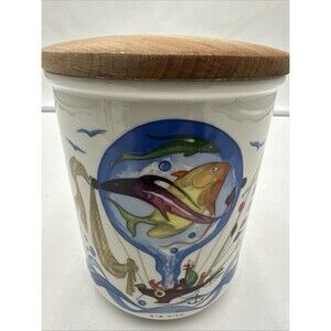 Villeroy & Boch Canister Le Ballon (Balloon) Air Fish Jar With Lid Jean Mercier
